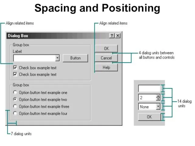Spacing and Positioning