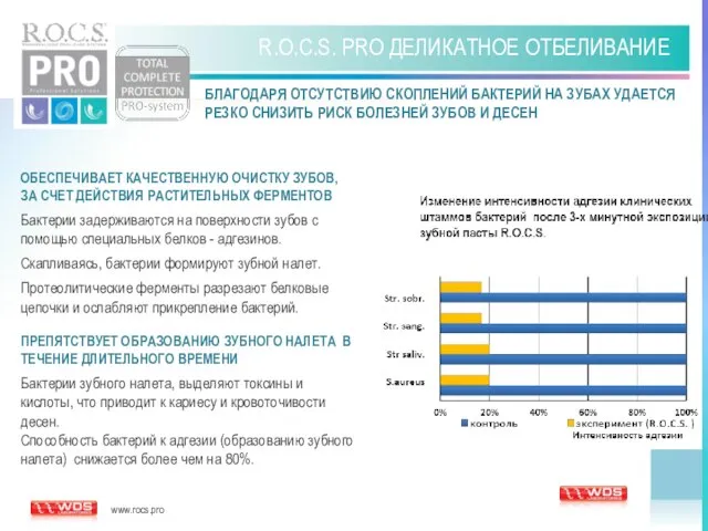 ОБЕСПЕЧИВАЕТ КАЧЕСТВЕННУЮ ОЧИСТКУ ЗУБОВ, ЗА СЧЕТ ДЕЙСТВИЯ РАСТИТЕЛЬНЫХ ФЕРМЕНТОВ Бактерии задерживаются на