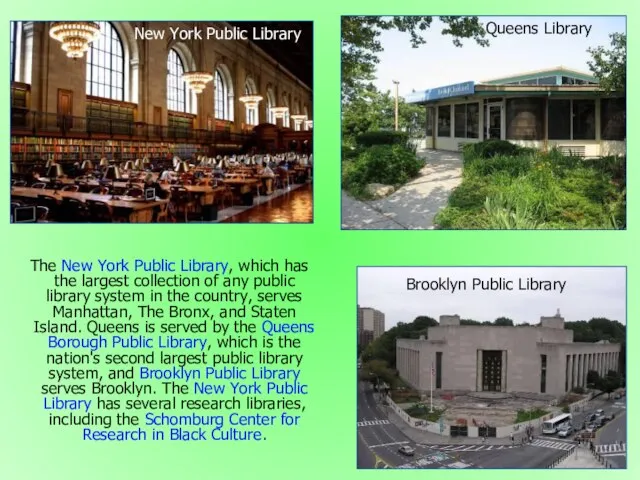 The New York Public Library, which has the largest collection of any