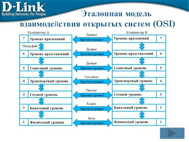 Эталонная модель взаимодействия открытых систем (OSI)