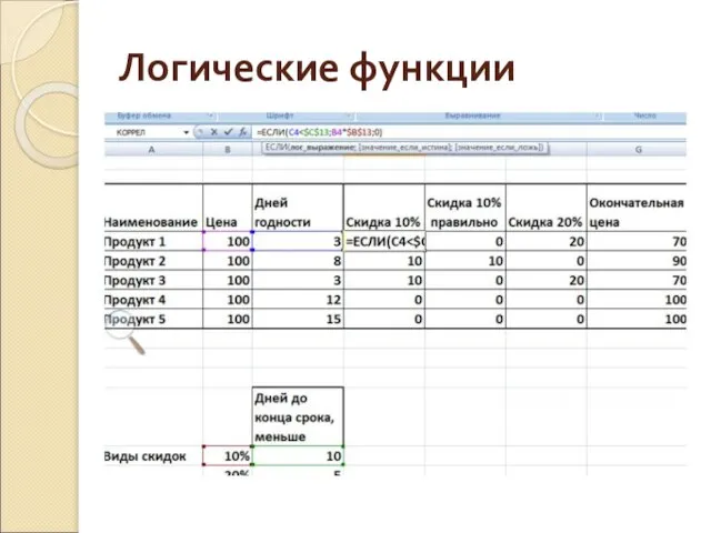 Логические функции