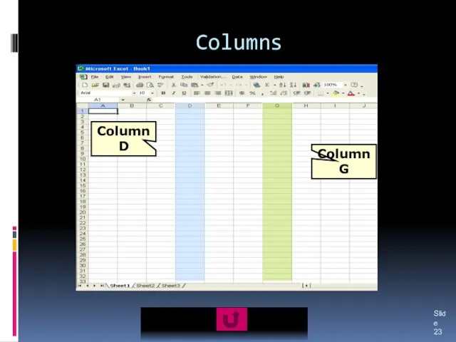 Columns Slide Column D Column G