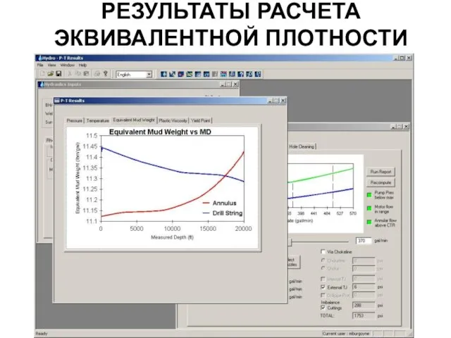 РЕЗУЛЬТАТЫ РАСЧЕТА ЭКВИВАЛЕНТНОЙ ПЛОТНОСТИ