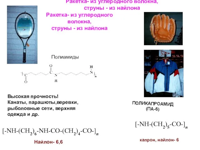 Ракетка- из углеродного волокна, струны - из найлона Ракетка- из углеродного волокна,