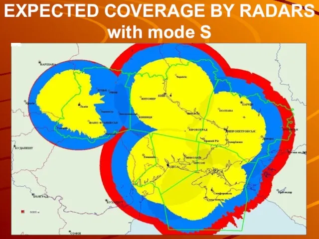 EXPECTED COVERAGE BY RADARS with mode S