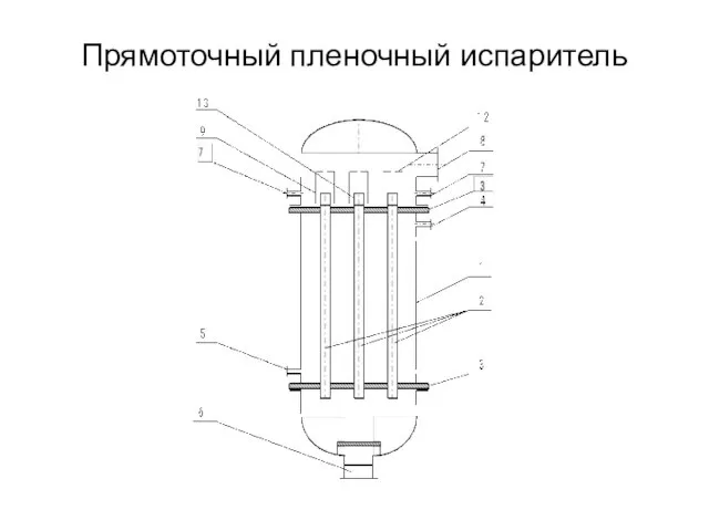 Прямоточный пленочный испаритель