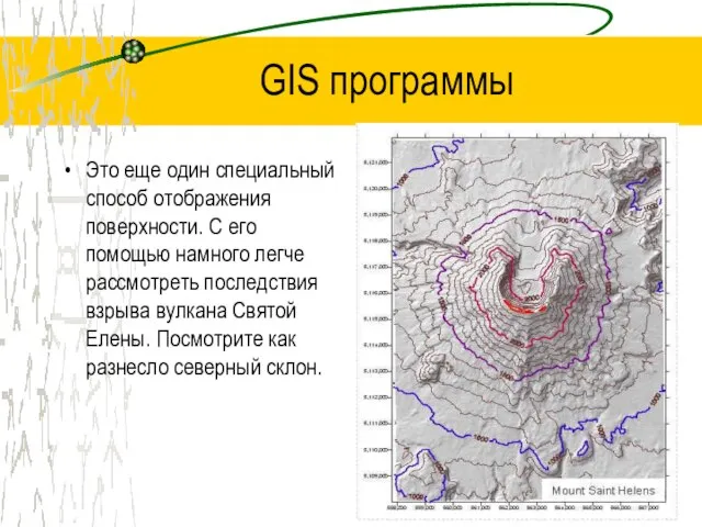 GIS программы Это еще один специальный способ отображения поверхности. С его помощью