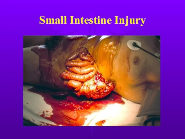 Small Intestine Injury