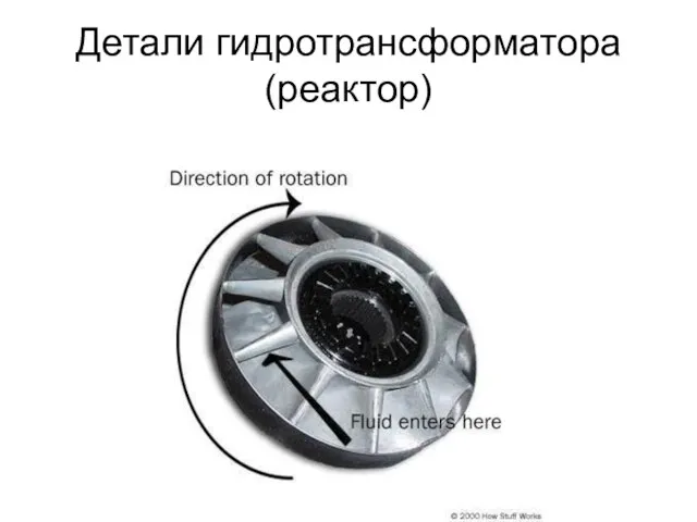 Детали гидротрансформатора (реактор)