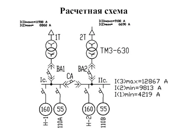 Расчетная схема