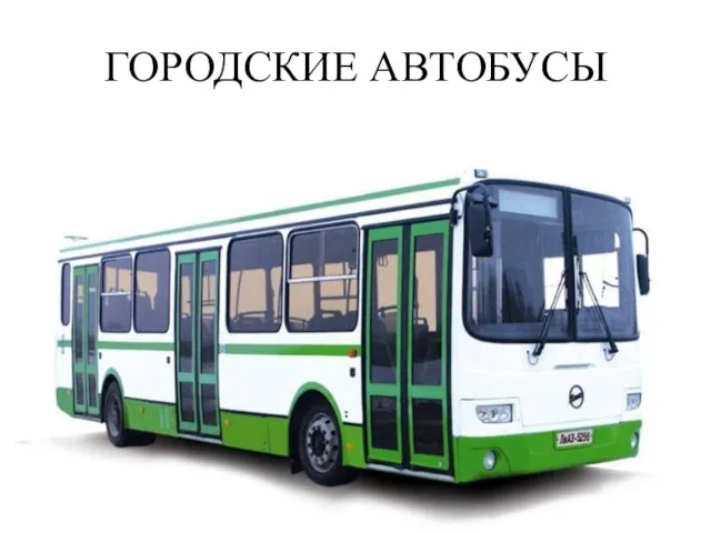 ГОРОДСКИЕ АВТОБУСЫ