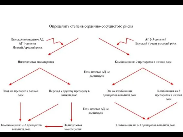 Тактика медикаментозной терапии