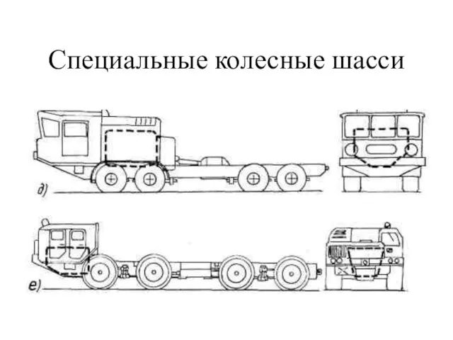 Специальные колесные шасси