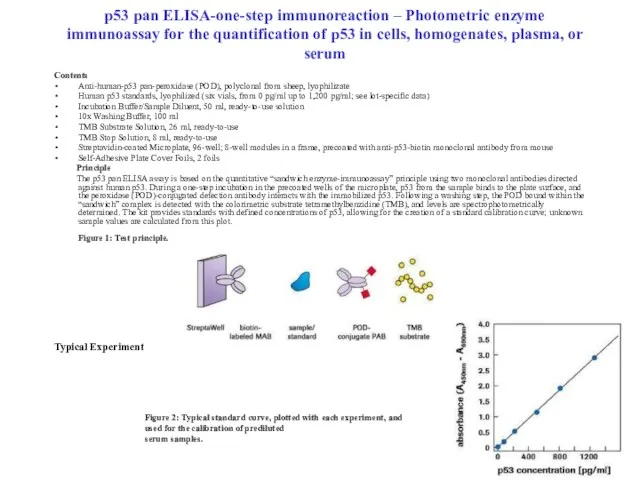 p53 pan ELISA-оne-step immunoreaction – Photometric enzyme immunoassay for the quantification of