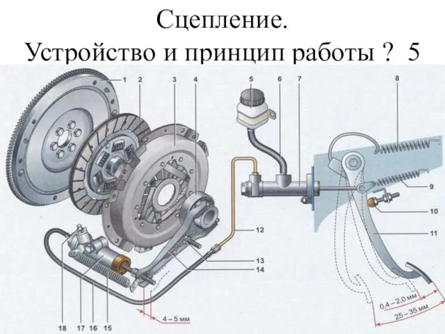 Сцепление. Устройство и принцип работы ? 5