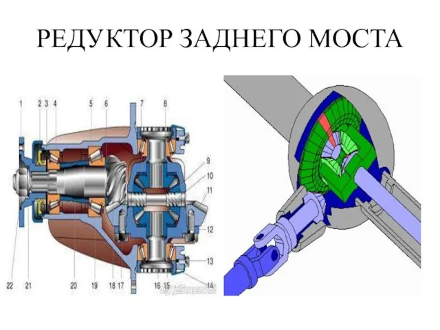 РЕДУКТОР ЗАДНЕГО МОСТА