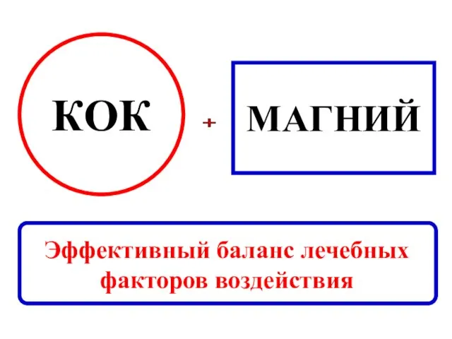 Эффективный баланс лечебных факторов воздействия + КОК МАГНИЙ