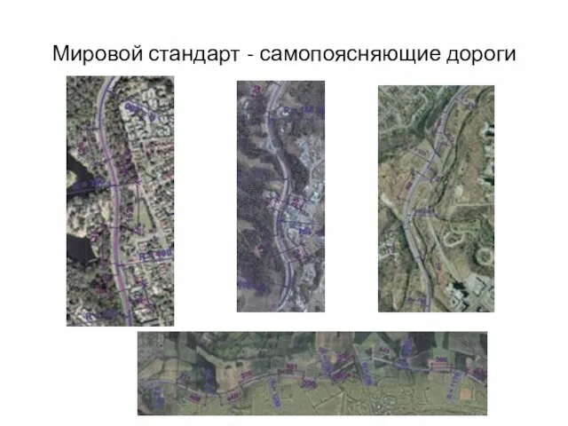 Мировой стандарт - самопоясняющие дороги