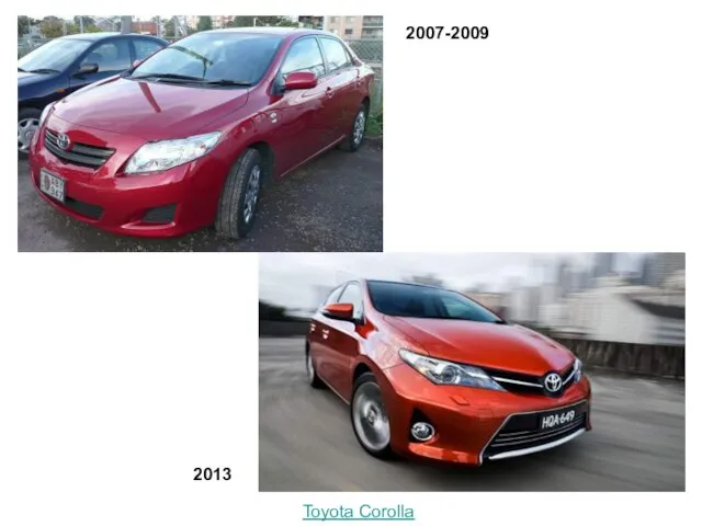 2007-2009 Toyota Corolla 2013