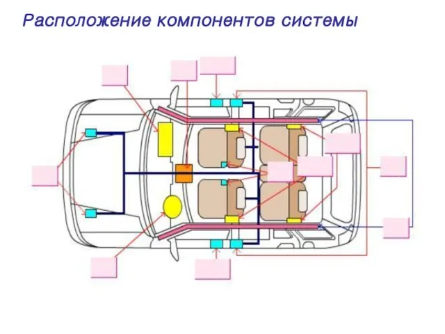 Расположение компонентов системы