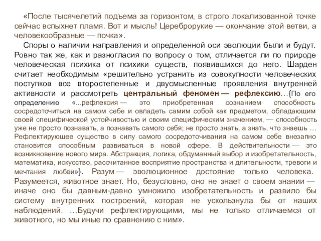 «После тысячелетий подъема за горизонтом, в строго локализованной точке сейчас вспыхнет пламя.