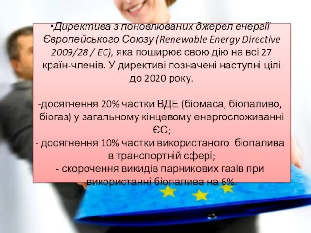 Директива з поновлюваних джерел енергії Європейського Союзу (Renewable Energy Directive 2009/28 /