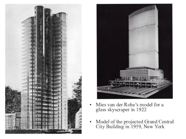 Mies van der Rohe’s model for a glass skyscraper in 1922 Model