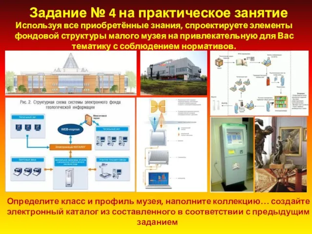 Задание № 4 на практическое занятие Используя все приобретённые знания, спроектируете элементы