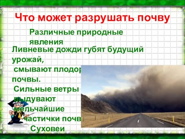 Что может разрушать почву Ливневые дожди губят будущий урожай, смывают плодородный слой