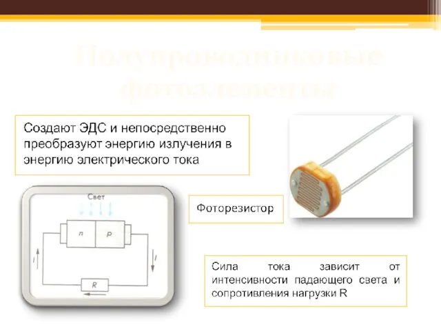 Полупроводниковые фотоэлементы