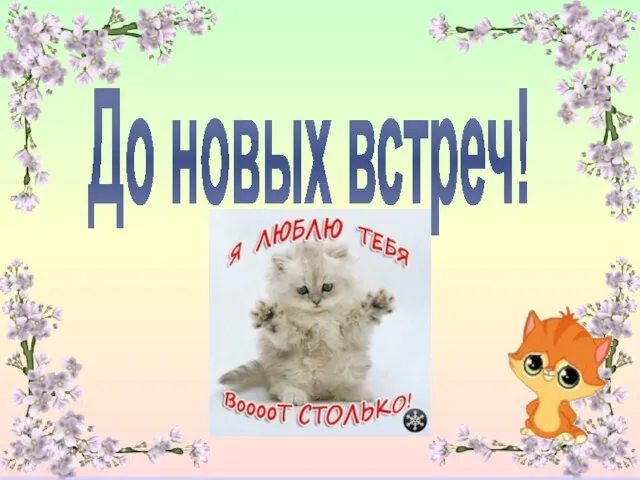 До новых встреч!