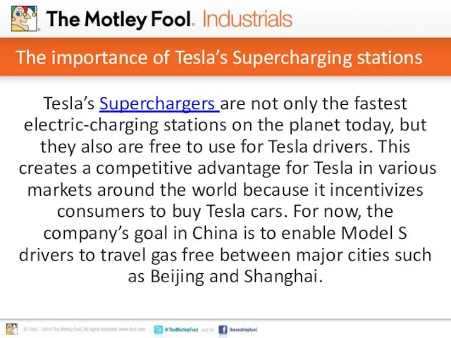 The importance of Tesla’s Supercharging stations Tesla’s Superchargers are not only the