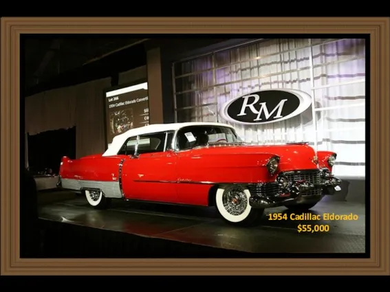 1954 Cadillac Eldorado $55,000