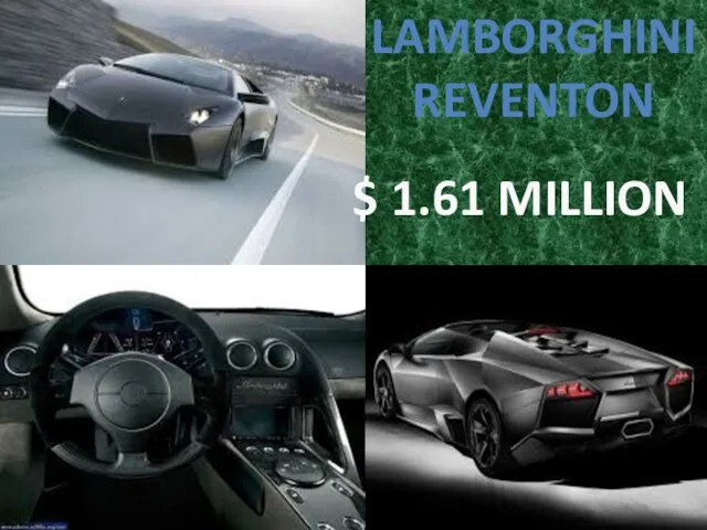 LAMBORGHINI REVENTON $ 1.61 MILLION