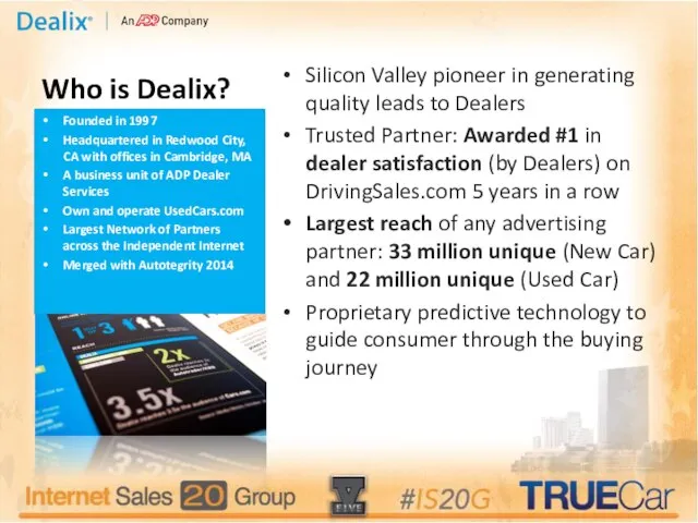 Who is Dealix? Silicon Valley pioneer in generating quality leads to Dealers