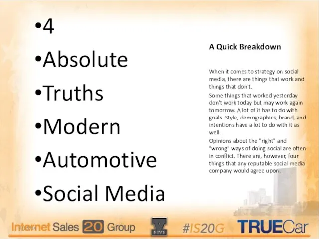 A Quick Breakdown 4 Absolute Truths Modern Automotive Social Media When it