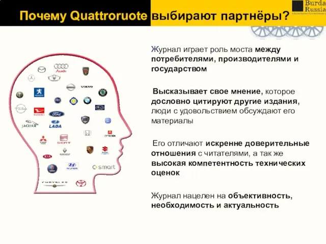 Журнал играет роль моста между потребителями, производителями и государством Высказывает свое мнение,