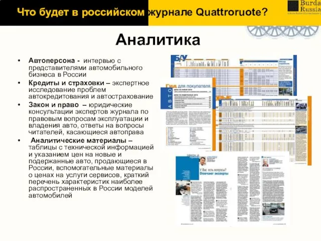 Аналитика Автоперсона - интервью с представителями автомобильного бизнеса в России Кредиты и