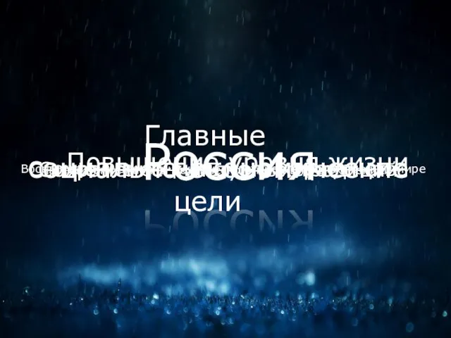 Россия Главные социально-экономические цели Повышение уровня жизни Снижение социального неравенства Сохранение культурных