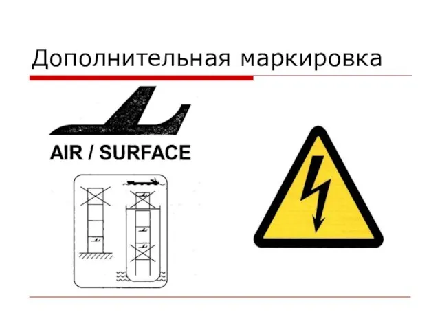 Дополнительная маркировка