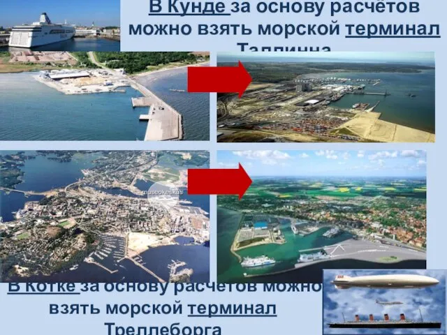 В Кунде за основу расчётов можно взять морской терминал Таллинна В Котке