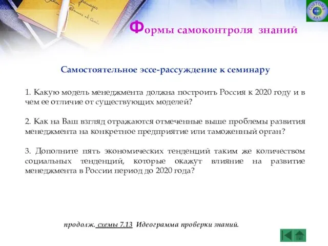 Самостоятельное эссе-рассуждение к семинару 1. Какую модель менеджмента должна построить Россия к