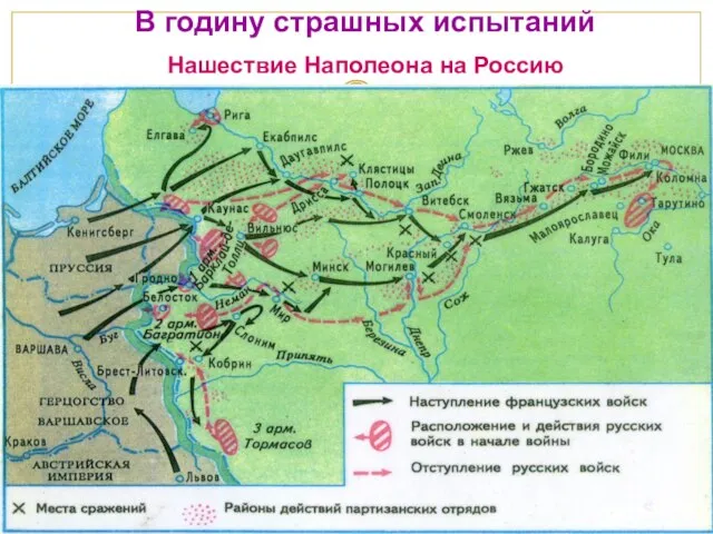 В годину страшных испытаний Нашествие Наполеона на Россию