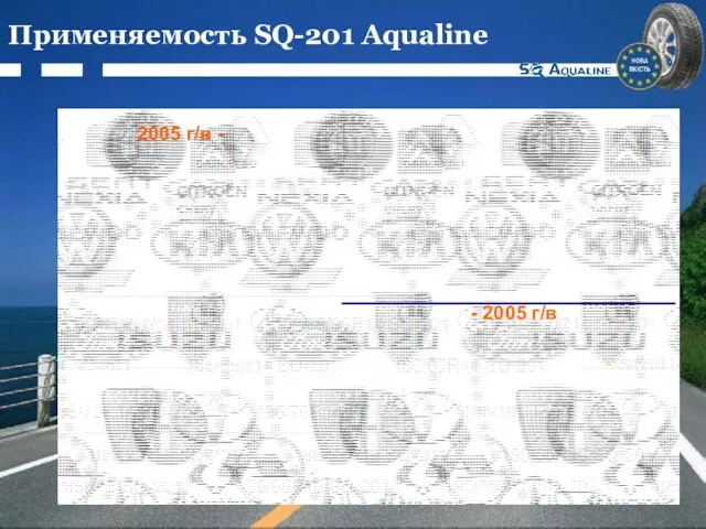 Применяемость SQ-201 Aqualine - 2005 г/в 2005 г/в -