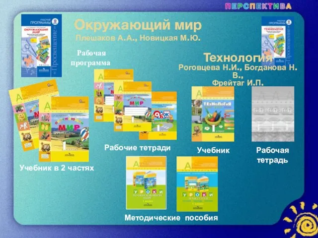 Окружающий мир Плешаков А.А., Новицкая М.Ю. Учебник в 2 частях Рабочие тетради