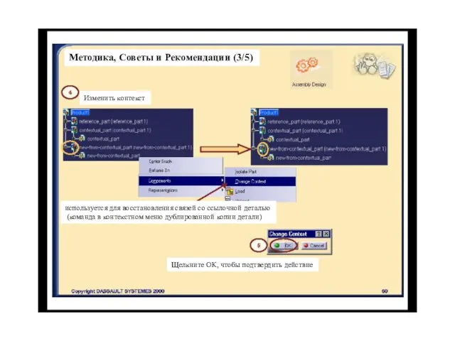 Методика, Советы и Рекомендации (3/5) Изменить контекст используется для восстановления связей со