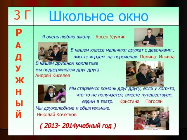 ( 2013- 2014учебный год )