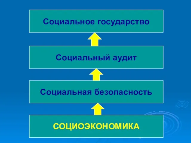 Социальное государство Социальный аудит Социальная безопасность СОЦИОЭКОНОМИКА