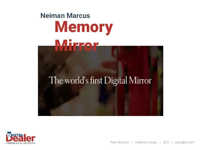 Neiman Marcus Memory Mirror