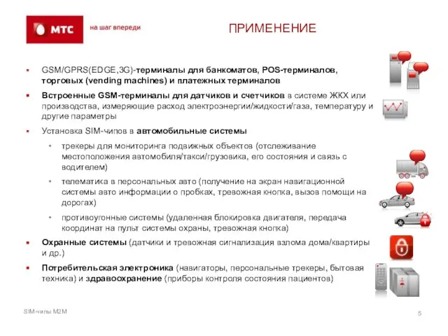 ПРИМЕНЕНИЕ GSM/GPRS(EDGE,3G)-терминалы для банкоматов, POS-терминалов, торговых (vending machines) и платежных терминалов Встроенные